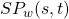 SP_w(s,t)